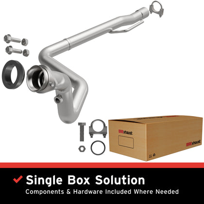 BRExhaust 1993-1995 Jeep Grand Cherokee 4.0L Direct-Fit Exhaust Front Pipe Kit 107-0237
