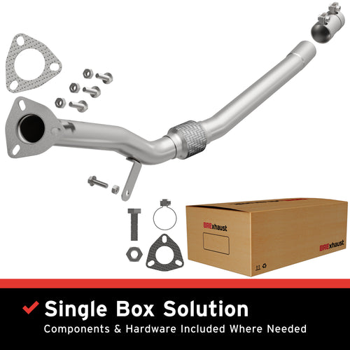 BRExhaust 2002-2005 Audi A4 Quattro 1.8L Direct-Fit Exhaust Front Pipe Kit 107-0242