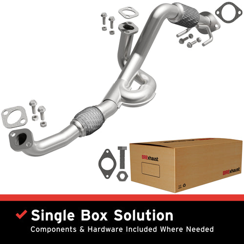 BRExhaust 2007-2009 Hyundai Santa Fe 2.7L Direct-Fit Exhaust Front Pipe Kit 107-0244