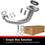 BRExhaust 2013-2017 Toyota RAV4 2.5L Direct-Fit Exhaust Front Pipe Kit 107-0288