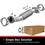 BRExhaust 2014-2015 Kia Sorento 2.4L | 2013-2016 Hyundai Santa Fe Sport 2.4L Direct-Fit Exhaust Front Pipe Kit 107-0292