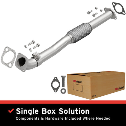 BRExhaust 2013-2016 Dodge Dart 2.0L | 2013-2016 Dodge Dart 2.4L Direct-Fit Exhaust Front Pipe Kit 107-0398