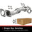 BRExhaust Direct-Fit Exhaust Front Pipe Kit 107-0411