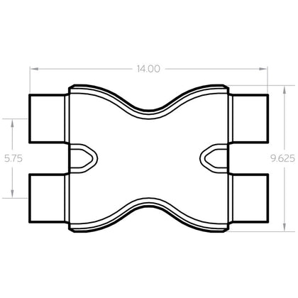 MagnaFlow 3in. Tru-X Crossover Performance Exhaust X-Pipe 10792