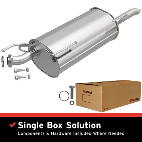 BRExhaust 2013-2019 Nissan Sentra 1.8L Direct-Fit Exhaust Muffler Kit 108-0016