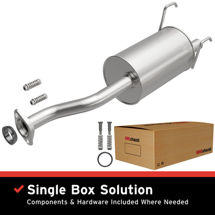 BRExhaust 1992-1995 Honda Civic 1.5L | 1992-2000 Honda Civic 1.6L Direct-Fit Exhaust Muffler Kit 108-0058