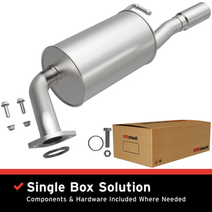 BRExhaust 2003-2008 Mazda 6 2.3L / 2003-2008 Mazda 6 3.0L Direct-Fit Exhaust Muffler Kit 108-0064