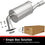 BRExhaust 2003-2008 Mazda 6 2.3L / 2003-2008 Mazda 6 3.0L Direct-Fit Exhaust Muffler Kit 108-0064