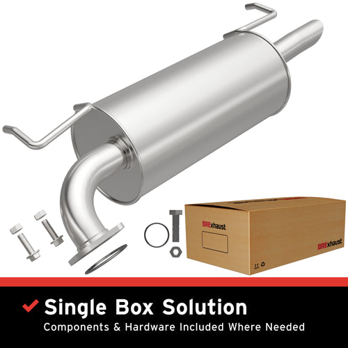 BRExhaust 1997-2001 Toyota Camry 2.2L | 2002-2003 Toyota Solara 2.4L Direct-Fit Exhaust Muffler Kit 108-0070