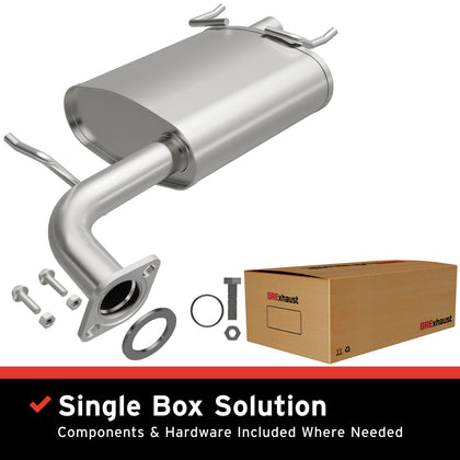 BRExhaust 2007-2011 Toyota Camry 2.4L | 2010-2011 Toyota Camry 2.5L Direct-Fit Exhaust Muffler Kit 108-0073