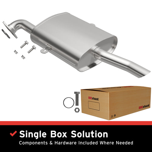 BRExhaust 1998-2002 Chevrolet Prizm 1.8L | 1998-2002 Toyota Corolla 1.8L Direct-Fit Exhaust Muffler Kit 108-0074