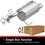 BRExhaust 2005-2009 Subaru Legacy 2.5L Direct-Fit Exhaust Muffler Kit 108-0079