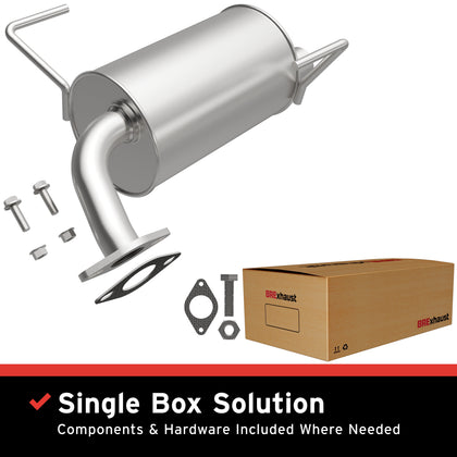 BRExhaust 2009-2013 Subaru Forester 2.5L | 2008-2011 Subaru Impreza 2.5L Direct-Fit Exhaust Muffler Kit 108-0083