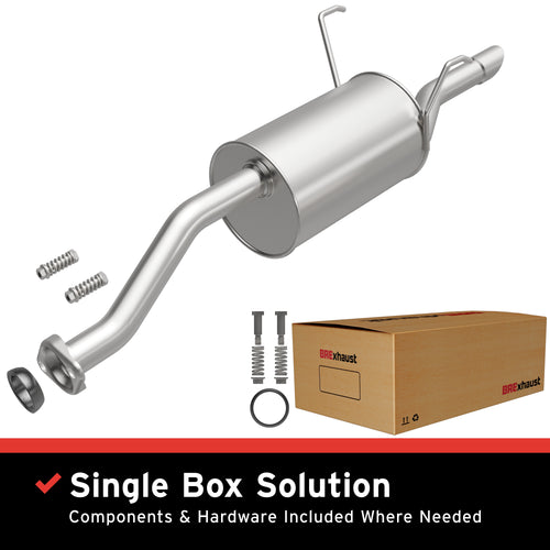 BRExhaust 2001-2005 Acura EL 1.7L | 2001-2005 Honda Civic 1.7L Direct-Fit Exhaust Muffler Kit 108-0097