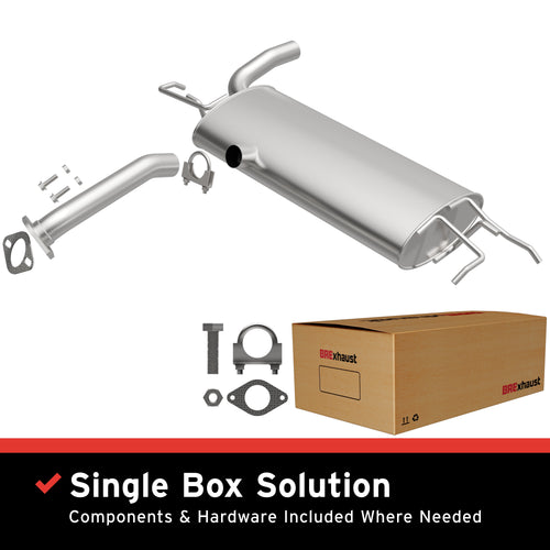 BRExhaust 2005-2010 Kia Sportage 2.0L | 2005-2008 Hyundai Tucson 2.0L Direct-Fit Exhaust Muffler Kit 108-0160