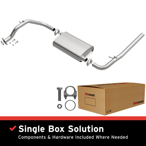 BRExhaust 1990-1991 Honda Civic 1.5L Direct-Fit Exhaust Muffler Kit 108-0165