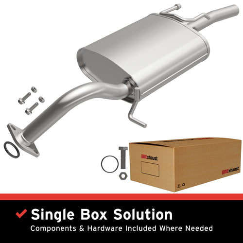 BRExhaust 1989-1992 Geo Prizm 1.6L | 1988-1992 Toyota Corolla 1.6L Direct-Fit Exhaust Muffler Kit 108-0174