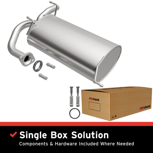 BRExhaust 2005-2006 Nissan X-Trail 2.5L Direct-Fit Exhaust Muffler Kit 108-0198