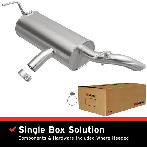 BRExhaust 2019-2022 Jeep Cherokee 2.4L Direct-Fit Exhaust Muffler Kit 108-0291
