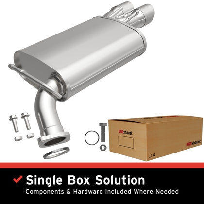BRExhaust 2018-2024 Toyota Camry 2.5L Direct-Fit Exhaust Muffler Kit 108-0333