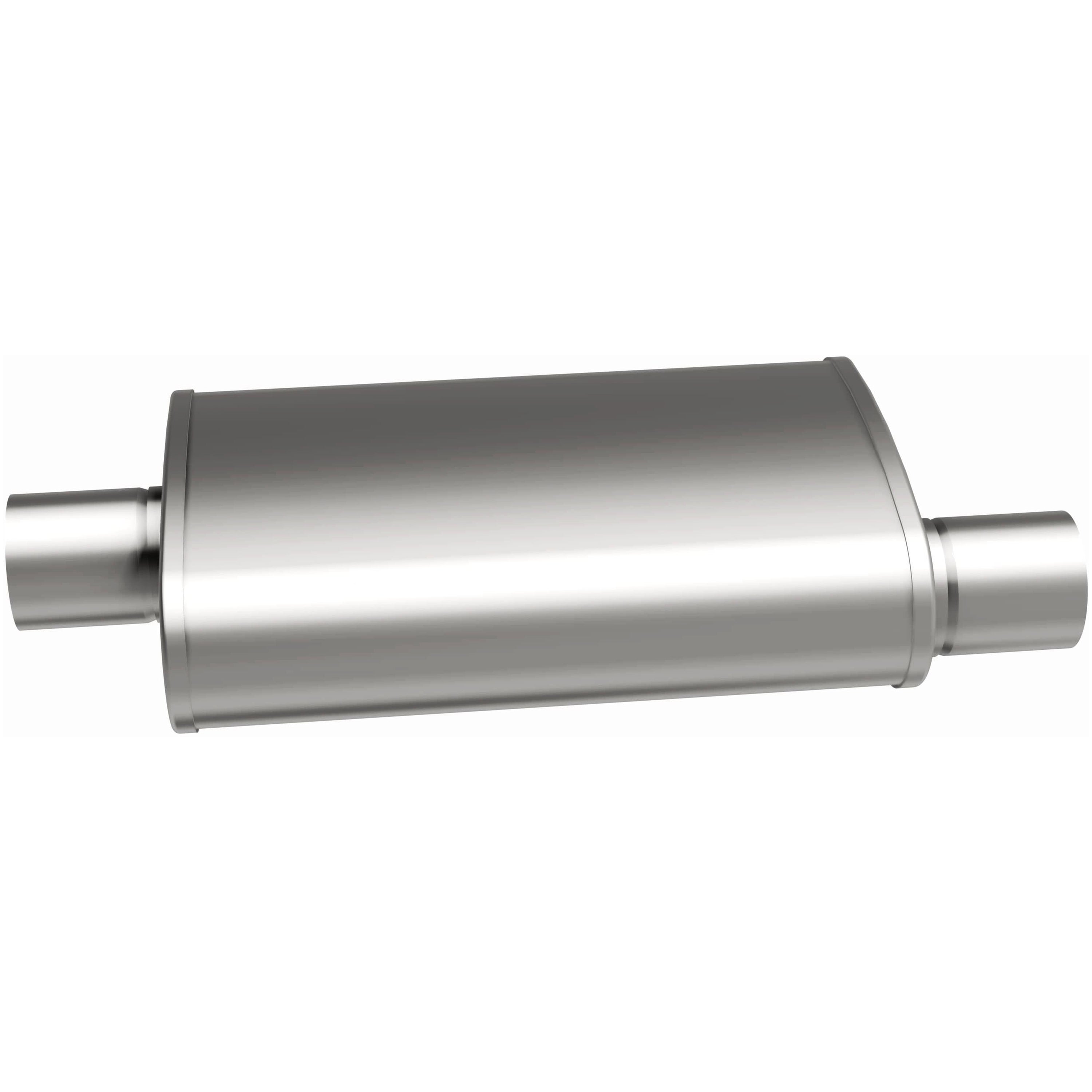 MAGNAFLOW 中間サイレンサー MagnaFlow 4 in. x 9 in. x 14 in. Oval Straight-Through Performance Exh