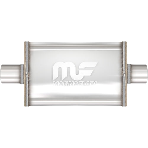 MagnaFlow 4 in. x 9 in. x 18 in. Oval Straight-Through Performance Exhaust Muffler Center/Center