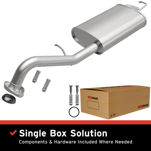 BRExhaust Stainless Steel 2003-2013 Toyota Corolla 1.8L Direct-Fit Exhaust System Kit 116-0626