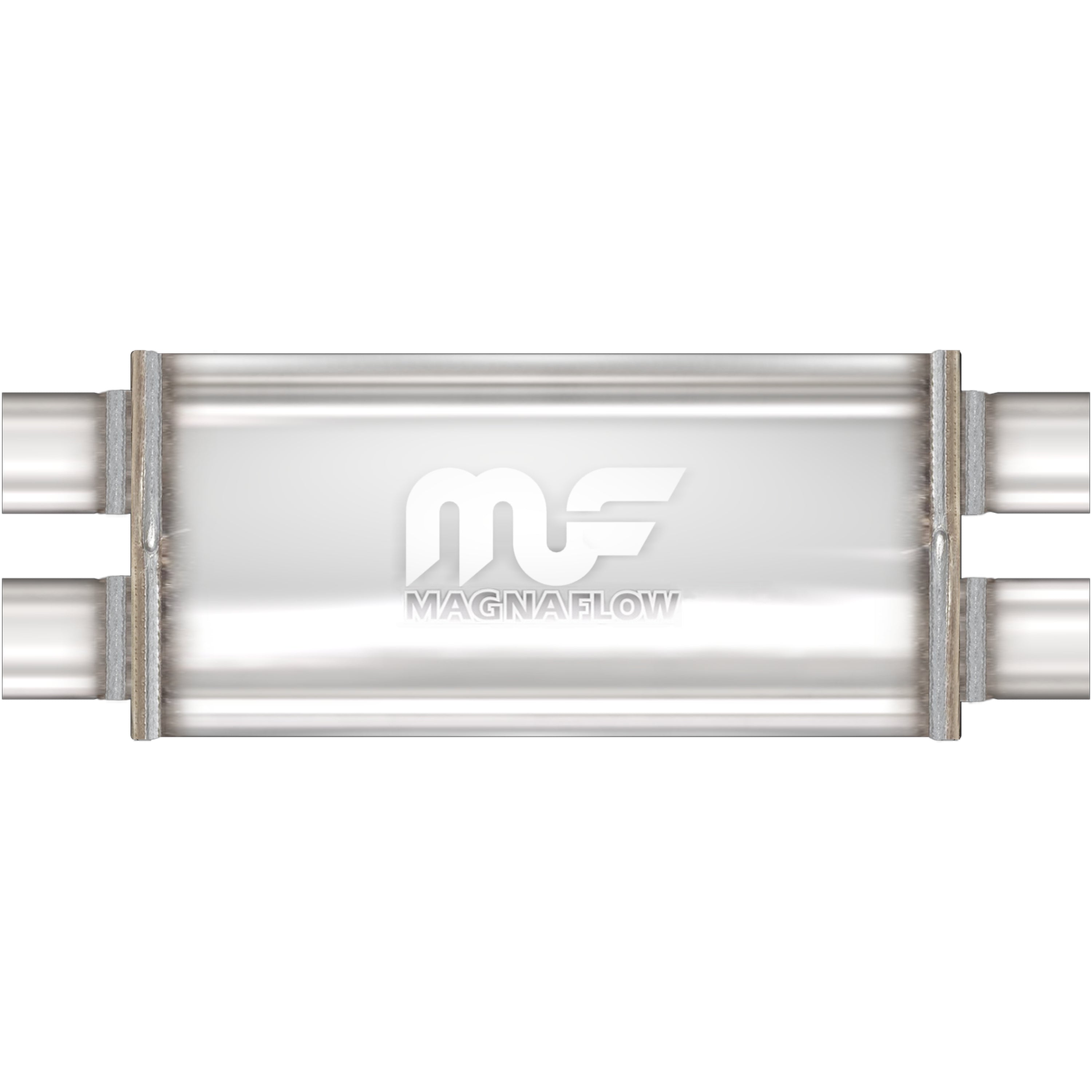 MagnaFlow 5 in. x 11 in. x 22 in. Oval Straight-Through Performance Ex