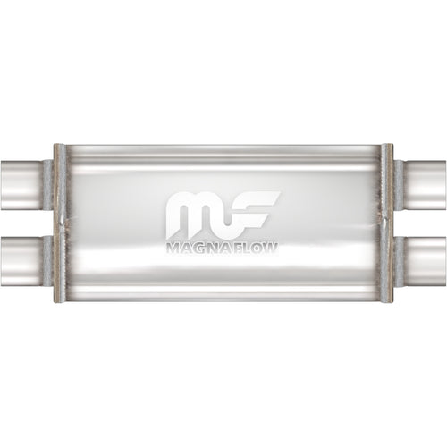 MagnaFlow 5 in. x 11 in. x 22 in. Oval Straight-Through Performance Exhaust Muffler Dual/Dual