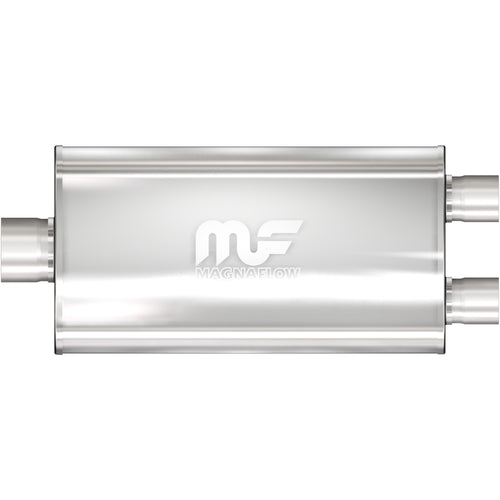 MagnaFlow 5 in. x 11 in. x 22 in. Oval Straight-Through Performance Exhaust Muffler Center/Dual