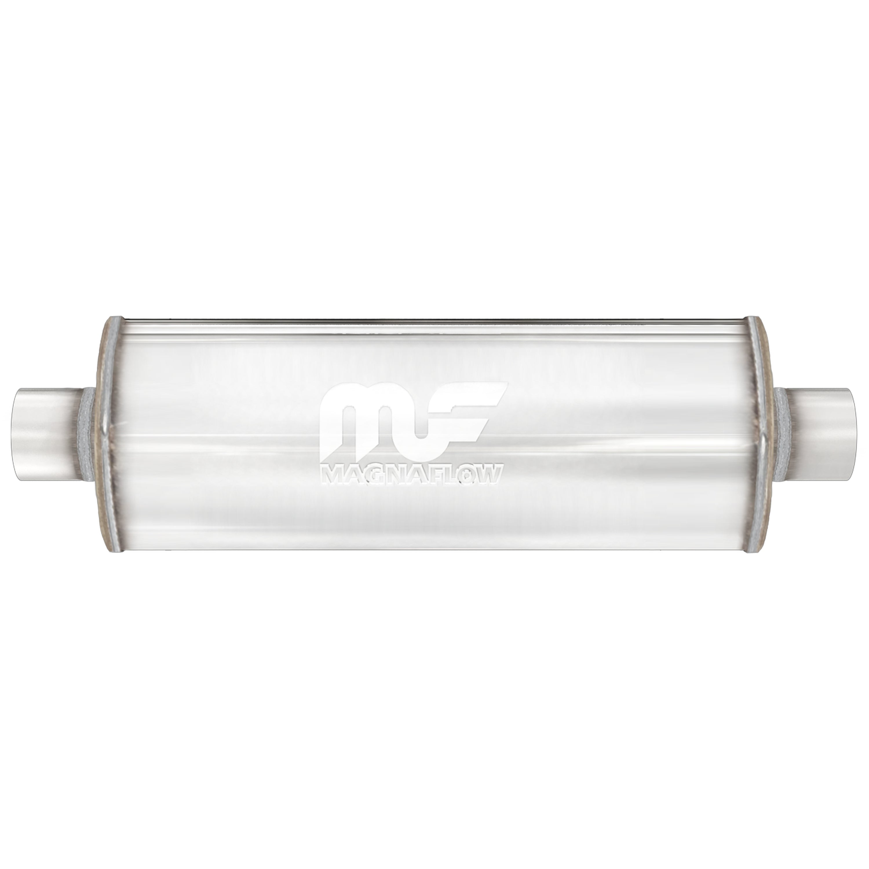 MagnaFlow 6 in. x 18 in. Round Straight-Through Performance Exhaust Mu