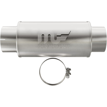 MagnaFlow 7 in. x 14 in. Round Straight-Through Performance Exhaust Muffler Center/Center