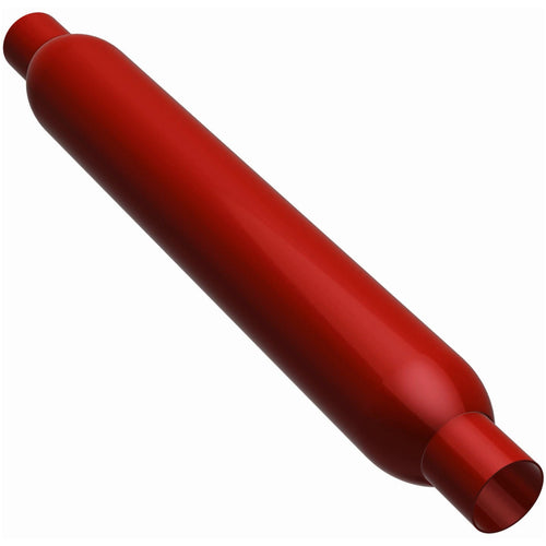 MagnaFlow Redpack 4 in. x 18 in. Round Glasspack Performance Exhaust Muffler 13129