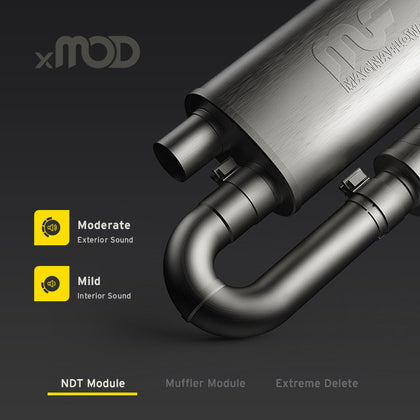 MagnaFlow 5 X 8in. Oval Straight-Through Performance Exhaust Muffler 14006