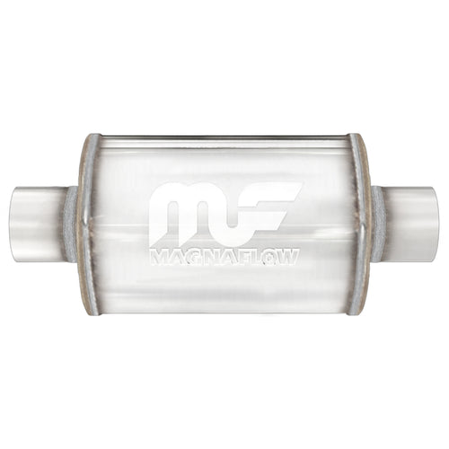 MagnaFlow 6 in. x 6 in. Round Straight-Through Performance Exhaust Muffler Center/Center