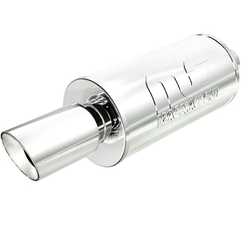 MagnaFlow Street Series 7 in. x 14 in. Round Straight-Through Performance Exhaust Muffler 14826