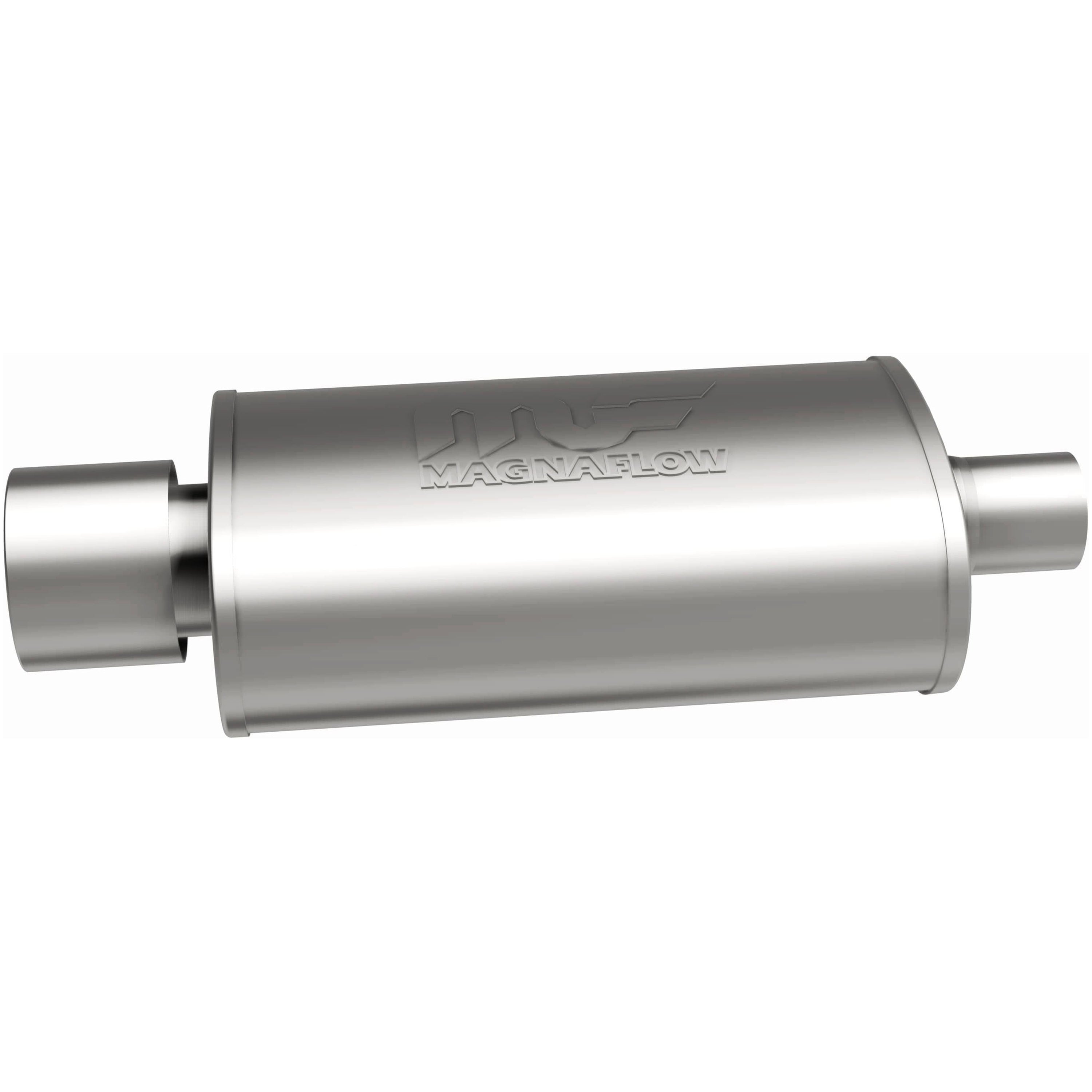 MAGNAFLOW 中間サイレンサー MagnaFlow Street 5 X 8in. Oval Straight-Through Performance Exhaust Mu