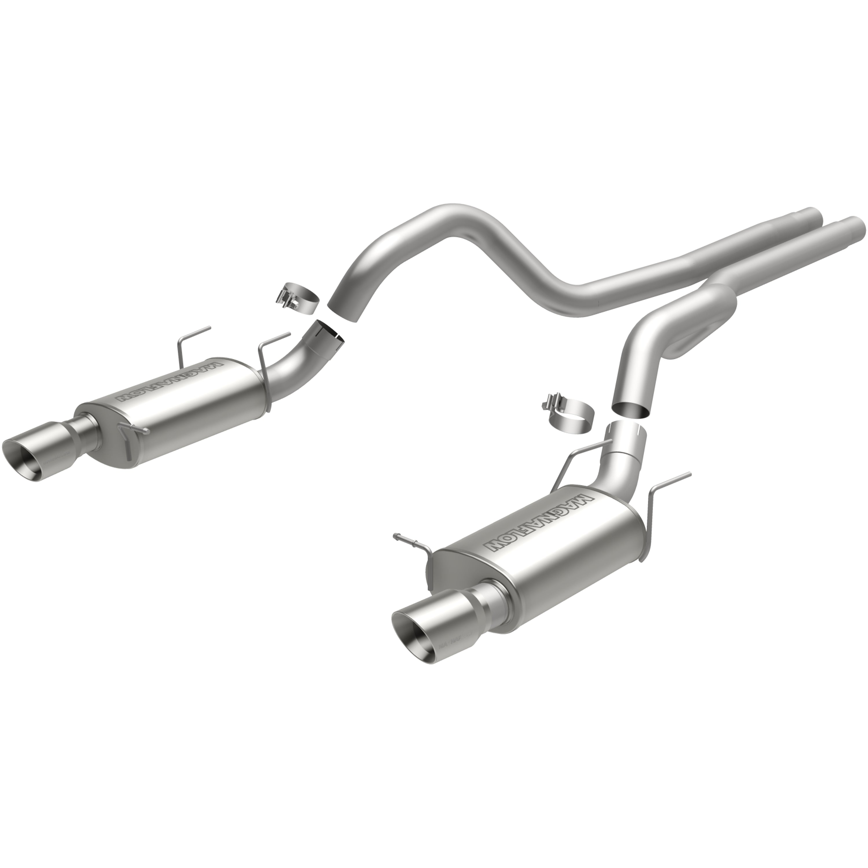 2010-2014 V6 マスタング マグナフロー ストレート マフラー MagnaFlow 2013-2014 Ford Mustang 5.0L Street Series Cat-Back Performan
