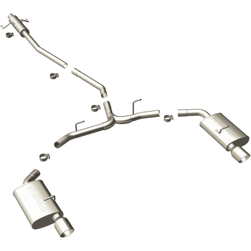 MagnaFlow 2007-2012 Ford Fusion 3.0L | 2010-2012 Ford Fusion 3.5L Street Series Cat-Back Performance Exhaust System 15552
