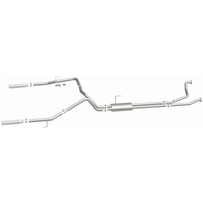 MagnaFlow 2007-2015 Nissan TITAN 5.6L Street Series Cat-Back Performance Exhaust System 15582