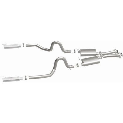 MagnaFlow 1999-2004 Ford Mustang 4.6L Street Series Cat-Back Performance Exhaust System 15671