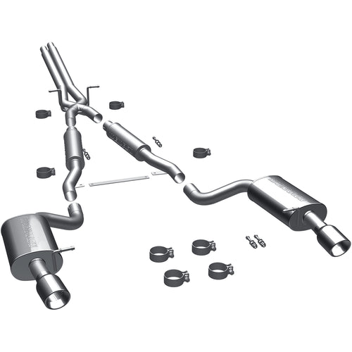 MagnaFlow 2000-2004 Audi A6 Quattro 2.7L Touring Series Cat-Back Performance Exhaust System 16493