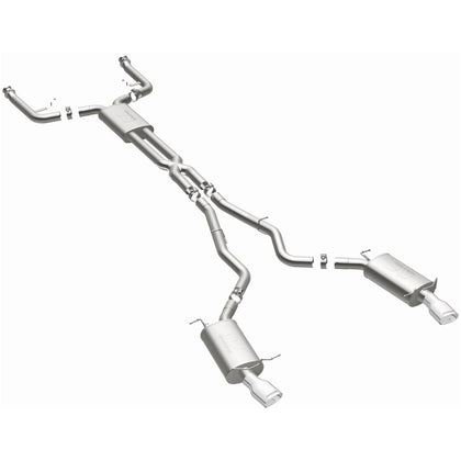 MagnaFlow 2004-2005 BMW 645Ci 4.4L | 2006-2010 BMW 650i 4.8L Touring Series Cat-Back Performance Exhaust System 16560