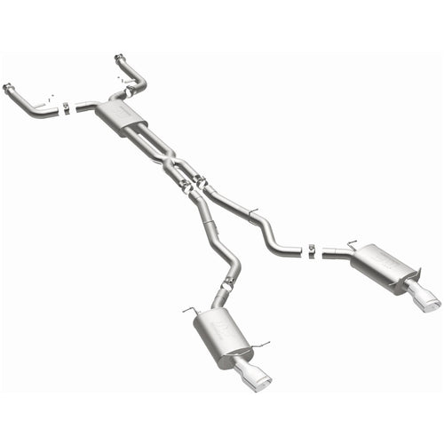 MagnaFlow 2004-2005 BMW 645Ci 4.4L | 2006-2010 BMW 650i 4.8L Touring Series Cat-Back Performance Exhaust System 16560