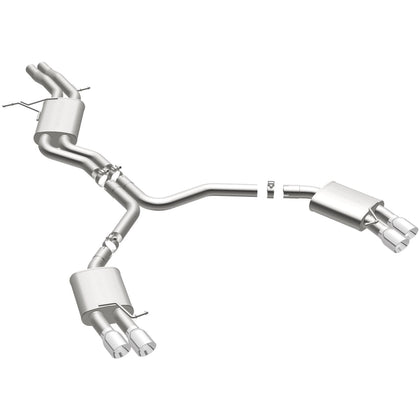 MagnaFlow 2008-2012 Audi S5 4.2L Sport Series Cat-Back Performance Exhaust System 16598