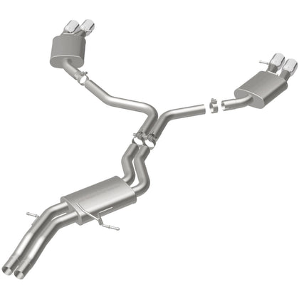 MagnaFlow 2008-2012 Audi S5 4.2L Sport Series Cat-Back Performance Exhaust System 16598