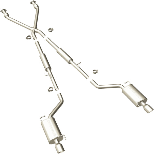 MagnaFlow 2009-2013 INFINITI G37 3.7L / 2007-2008 INFINITI G35 3.5L Street Series Cat-Back Performance Exhaust System 16862