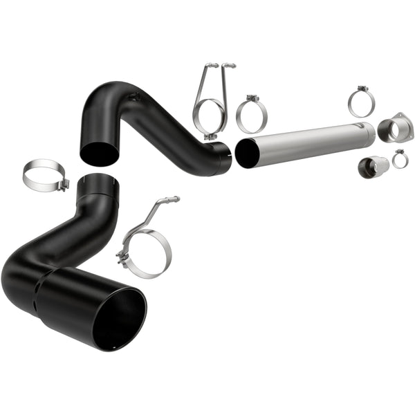 MagnaFlow Exhaust Products Black DPF Series 5in DPF-Back Exhaust, Single Passenger Side Rear Exit, Black Tip [17067] for 2008-2025 (Ford F250/F350, 6'9" or 8' bed); 2019-2025 (F450) Ford F-250/F-350 Super Duty (6.4L Power Stroke V8, 6.7L Power Stroke V8 (2011-2014 calibration), 6.7L Power Stroke V8 (2015 update), 6.7L Power Stroke V8 (2017 calibration), 6.7L Power Stroke V8 (2018-2019 calibration), 6.7L Power Stroke V8 (2020-2022 calibration), 6.7L Power Stroke V8 (enhanced))