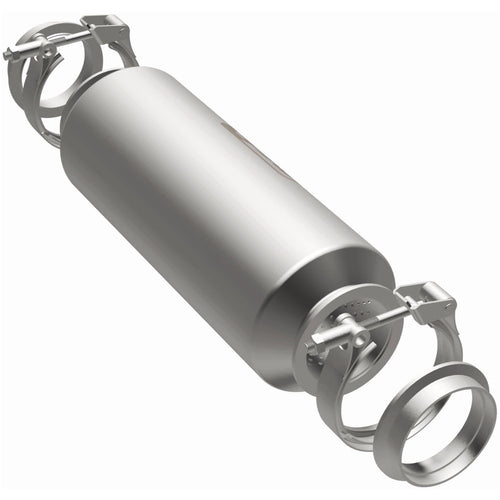 MagnaFlow MF/R Series 5 in. Round 304 Stainless Steel Straight-Through Performance Exhaust Muffler Kit 17169