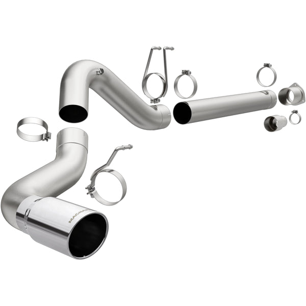 MagnaFlow Exhaust Products Pro DPF Series 5in DPF-Back Exhaust, Single Passenger Side Rear Exit, Polished Tip [17872] for 2008-2025 (Ford F250/F350, 6'9" or 8' bed) Ford F-250/F-350 Super Duty (6.4L Power Stroke V8, 6.7L Power Stroke V8 (2011-2014 calibration), 6.7L Power Stroke V8 (2015 update), 6.7L Power Stroke V8 (2017 calibration), 6.7L Power Stroke V8 (2018-2019 calibration), 6.7L Power Stroke V8 (2020-2022 calibration), 6.7L Power Stroke V8 (enhanced))
